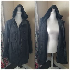 Women's charcoal gray jacket